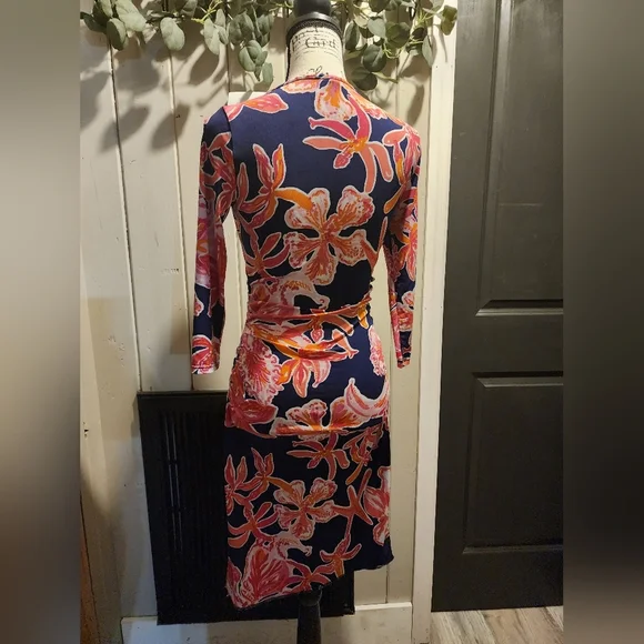 Lilly Pulitzer Madidon Floral Print Ruched Dress - Picture 2 of 7